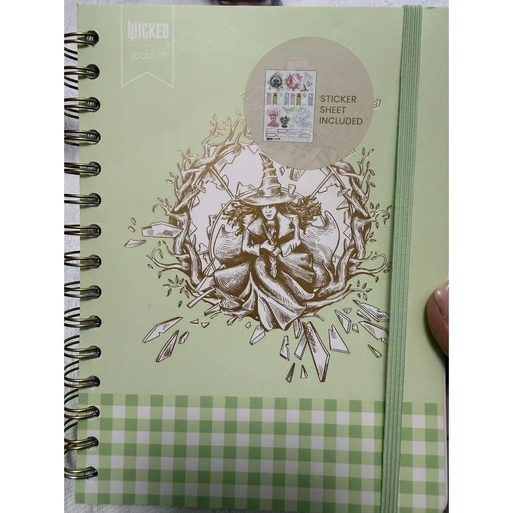 NEW Wicked x Yoobi Journal Gift Set Pen Stickers School Supplies 2025
